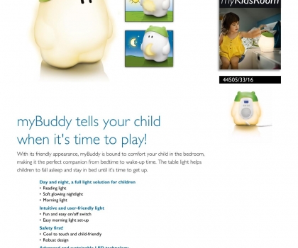 Купить Детская настольная лампа Philips 44505/33/16