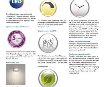 Купить Настенный светильник Philips 53170/31/16