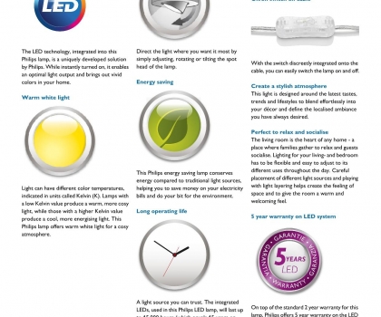 Купить Офисная настольная лампа Philips 53231/32/16