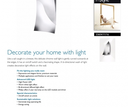 Купить Бра Philips 33604/11/16