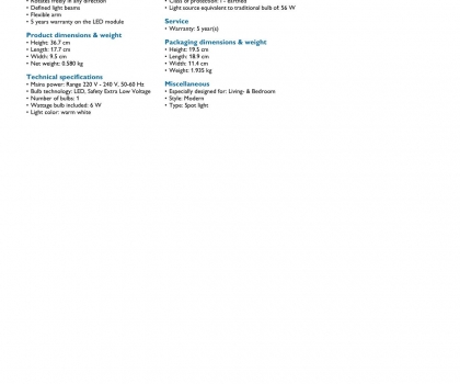 Купить Настенный светильник Philips 57917/31/16