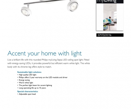 Купить Настенный светильник Philips 57172/31/16