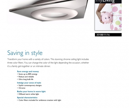 Купить Светильник потолочный Philips 30188/11/16