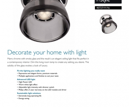 Купить Светильник потолочный Philips 40727/11/16