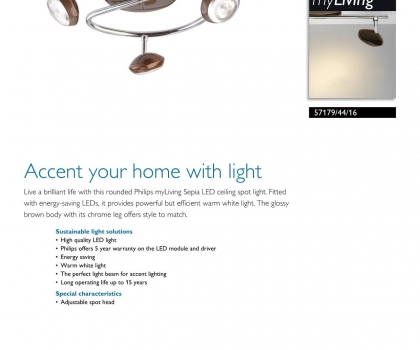 Купить Светильник потолочный Philips 57179/44/16