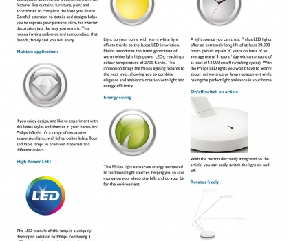 Купить Офисная настольная лампа Philips 66711/31/16