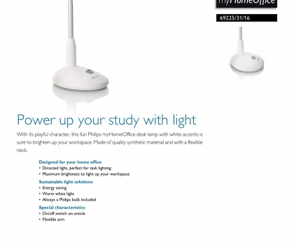 Купить Офисная настольная лампа Philips 69225/31/16