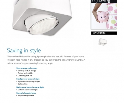 Купить Точечный светильник Philips 57950/31/16