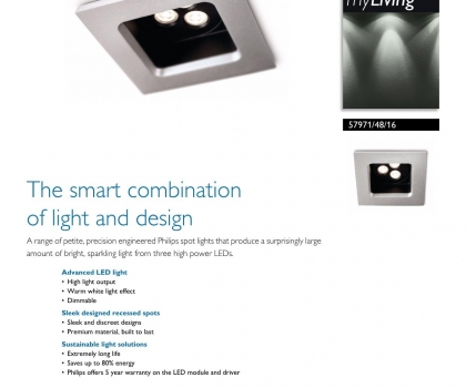 Купить Точечный светильник Philips 57971/48/16