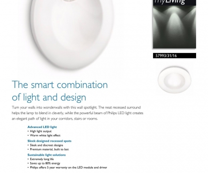 Купить Точечный светильник Philips 57993/31/16
