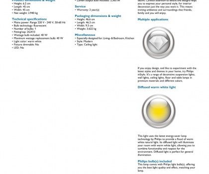 Купить Светильник потолочный Philips 30207/17/16
