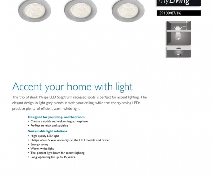Купить Точечный светильник Philips 59100/87/16