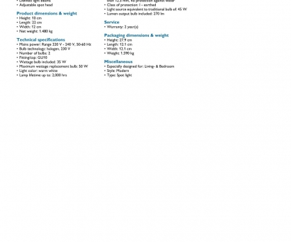 Купить Точечный светильник Philips 56232/48/16