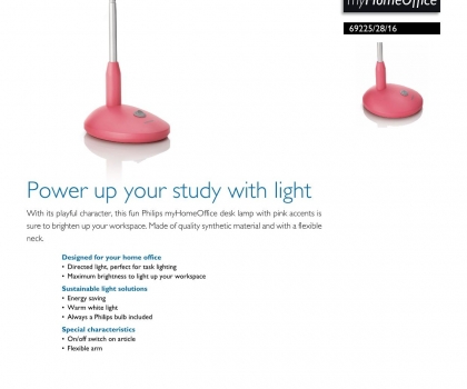 Купить Офисная настольная лампа Philips 69225/28/16