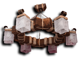 Люстры из дерева