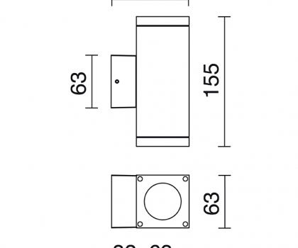 Купить Уличный светильник Dopo 555D-G21X1A-04