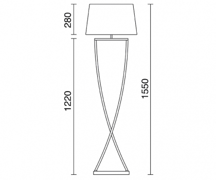 Купить Торшер Exo 602A-G05X1A-32