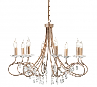 Купить Люстра Elstead CRT8 SILVER/GOLD