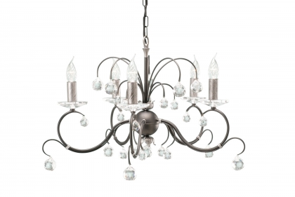 Купить Люстра Elstead LUN5 BLK/SIL