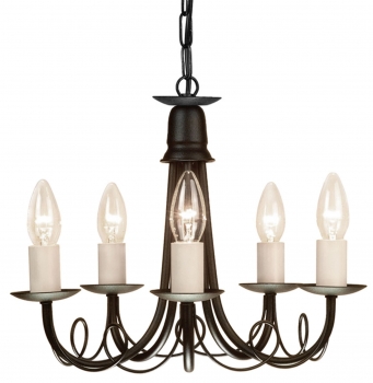 Купить Люстра Elstead MN5 BLK/GOLD