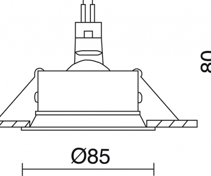 Купить Точечный светильник Indeluz 752A-G42X1B-02