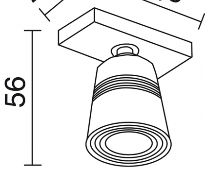Купити Світильник стельовий Indeluz 799A-L3305E-02