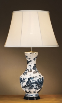 Купить Настольная лампа Elstead LUI/TALL BLUE WP