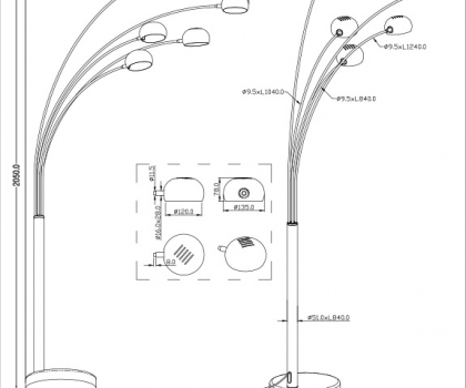 Купить Торшер Trio R4615-06