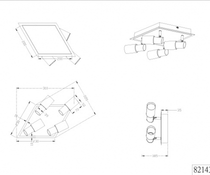 Купить Спот Trio 821430405