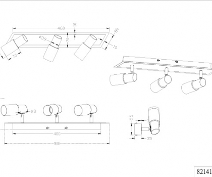 Купить Спот Trio 821410305