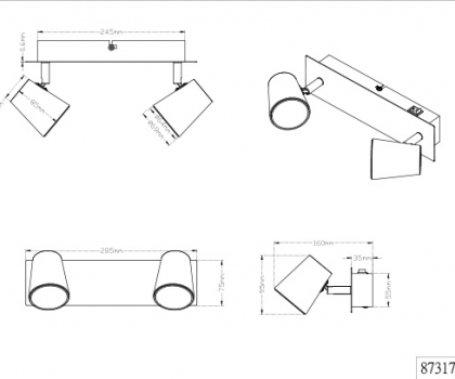 Купить Спот Trio 873170231