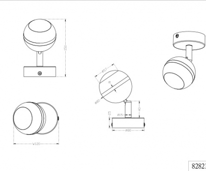 Купить Спот Trio 828210106