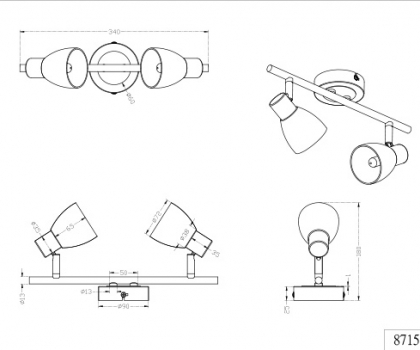 Купить Спот Trio 871510207