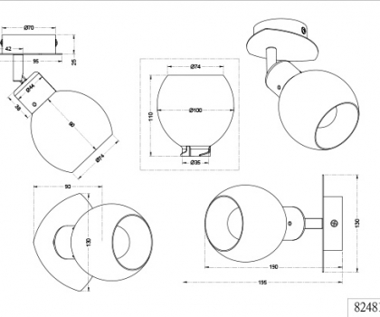 Купить Спот Trio 824810107