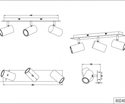 Купити Спот Trio 802400307