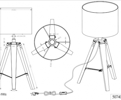 Купить Настольная лампа Trio 507400101