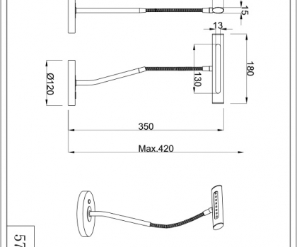 Купить Офисная настольная лампа Trio 579790104