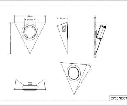Купить Мебельный светильник Trio 273370307