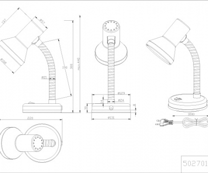 Купити Офісна настільна лампа Trio 5027011-01