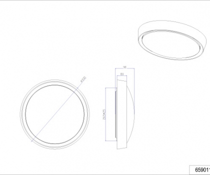 Купити Світильник стельовий Trio 659011801