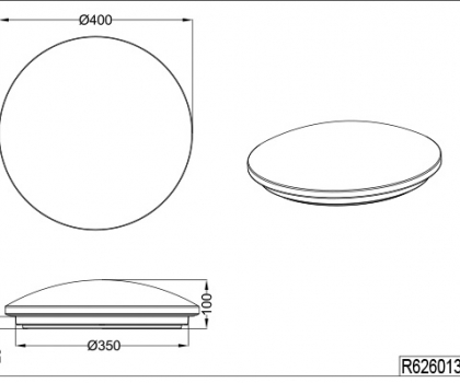 Купити Світильник стельовий Trio R62601301