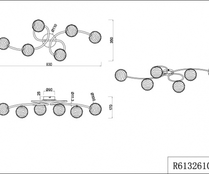 Купить Светильник потолочный Trio R61326106