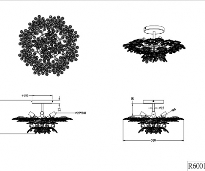 Купить Светильник потолочный Trio R60014017
