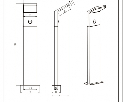 Купить Фонарь уличный Trio 521169142