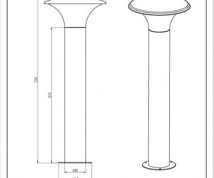 Купити Ліхтар вуличний Trio 420160142