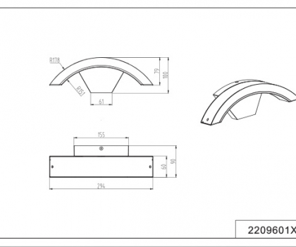 Купить Уличный светильник Trio 220960187