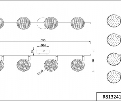 Купить Спот Trio R81324106