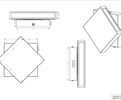 Купить Настенный светильник Trio 223170201