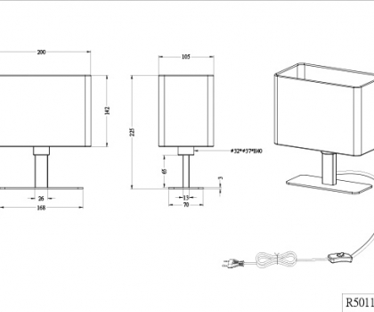 Купить Настольная лампа Trio R50111042