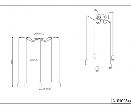 Купити Люстра Trio 310100562